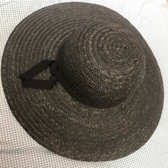 VTG Straw Wide Brimmed Hat - Picture 2 of 6